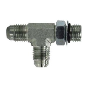 JIC TO MALE O-RING RUN TEE- 3/8"
