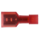 Red Female Spade Connector Fully-Insulated 1/4