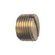 Brass Pipe - Fittings Plug Slotted - 1/8 Inch Male Pipe Thread (MPT)