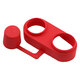 BOOTS, TMNL DUAL POST MARINE RED BULK