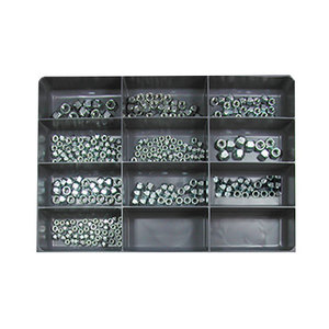 Nylon Lock Nut USS/SAE Zinc Assortment 320 Pcs