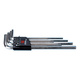 ZEBRA Allen Key Assortment with Plastic Holder - Long (9 Pieces - 1.5mm, 2mm, 2.5mm, 3mm, 4mm, 5mm, 6mm, 8mm, and 10mm)