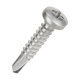 6 X 1/2 Phllips Pan Head TEK Screw - Standard -  #2 Point - 410 Stainless Steel