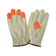 NSI Hi-Vis Orange Fingertip Grain Leather Driver's Gloves, 2XLarge
