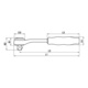 ZEBRA 1/2 Inch Ratchet with Rotary Disc Reverse