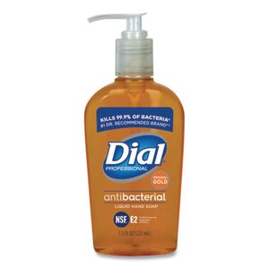 Gold Antibacterial Liquid Hand Soap, Floral, 7.5 oz Pump, 12/Carton