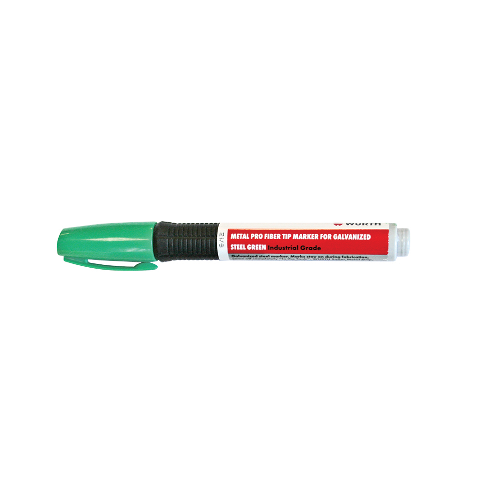 Metal Pro Fiber Marker For Steel Green Wurth USA