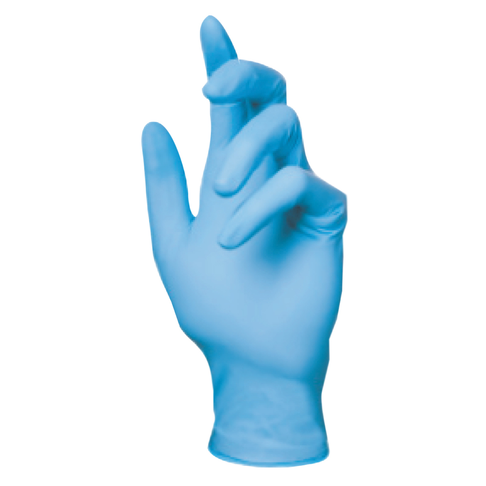 Ammex® Professional Nitrile Gloves - Blue - 4 mil (100/Box) Large