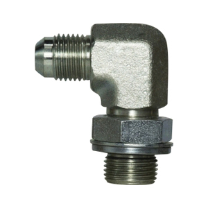 JIC TO BSPP MALE ELBOW- 3/8 JIC X 3/8-19 BSPP
