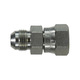 JIC TO FEMALE FLAT FACE SWIVEL- 1/2 MJIC X 1/2