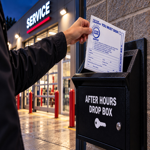 After Hours Drop-Box Key Envelopes - 500 Per Box
