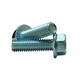 Grade 5 Flange Bolt Serrated Hex Washer Head Zinc 1/4X1