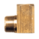 Brass Pipe - Fittings Extruded 90-Degree Street Elbow - 3/8 Inch Female Pipe Thread (FPT) x 3/8 Inch Male Pipe Thread (MPT)