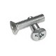Stainless Steel 18-8 Phillips Oval Head Machine Screw  10-32X1/2