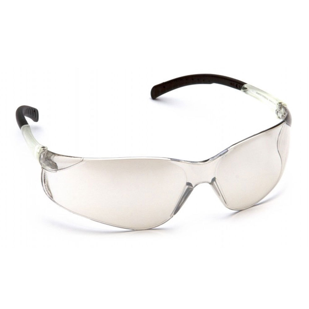 Fission Safety Glasses WIth Black Temple Mirror Lens