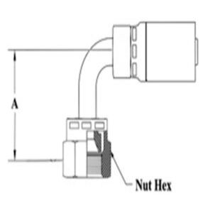 1/4H G-1/4-19 JIS 30 PAR P FE SWV 90 BND