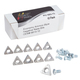 Negative Rake Bit With 6 Cutting Edges 3/8