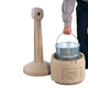 Justrite Smokers Cease-Fire® Cigarette Butt Receptacle Beige