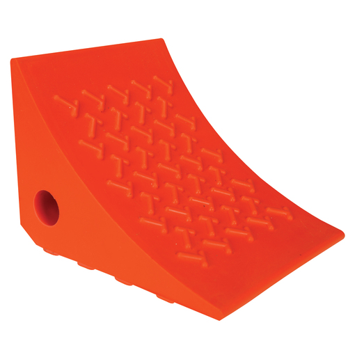 Northern Safety Orange Urethane Wheel Chock 4.5 pound