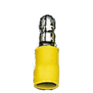 Male Bullet Connector Yellow