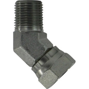 1-1/4X1-1/4 Male 45 Degree Pipe Elbow Swivel Adapter
