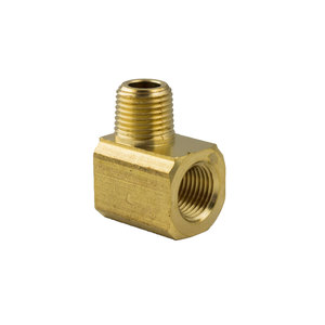 Brass Pipe - Fittings Extruded 90-Degree Street Elbow - 1/8 Inch Female Pipe Thread (FPT) x 1/8 Inch