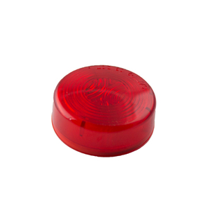 Red Clear Marker 2" Round Incandescent