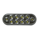 Clear Back up Oval 10 LEDS 6 1/2