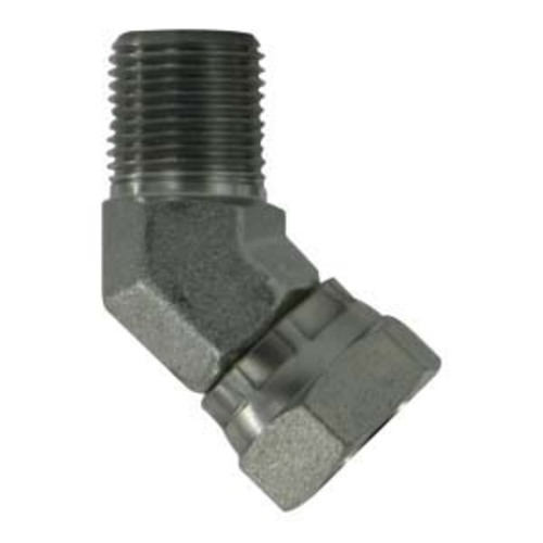 1/2X3/4 Male 45 Degree Pipe Elbow Swivel Adapter