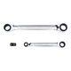 ZEBRA POWERDRIV® (12-Point) Double Box End Ratchet Wrench Set - 4-In-1 (3 Pieces)