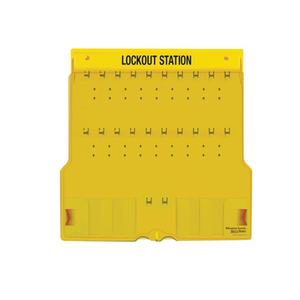Master Lock® Safety Series 20-Lock Board Only Lockout Station