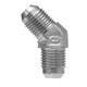 JIC UNION ELBOW 45- 1/4 JIC X 3/8 MPT