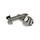 Self-Tapping Screw with Slotted Hex Washer Head Zinc 6X3/4
