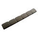 PRO Series ½ oz. 20lb. Roll Black Coated Steel Wheel Weight - 640Segments/Roll