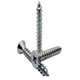 Phillips Flat Head Sheet Metal Screw Zinc #8X1