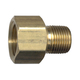 Brass Pipe - Fittings Adapter - 1/4 Inch Male Pipe Thread (MPT) To 1/4 Inch Female Pipe Thread (FPT)