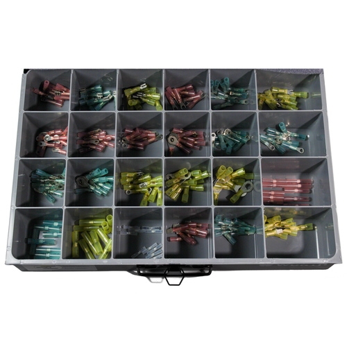 Supreme Line - Solder/Seal Electrical Connector Assortment (240 Pieces)