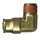 Brass Push-To-Connect - DOT Air Brake - Nylon Tubing - 90-Degree Elbow - 3/8 In Tube x 1/4 In Male Pipe Thread (MPT)