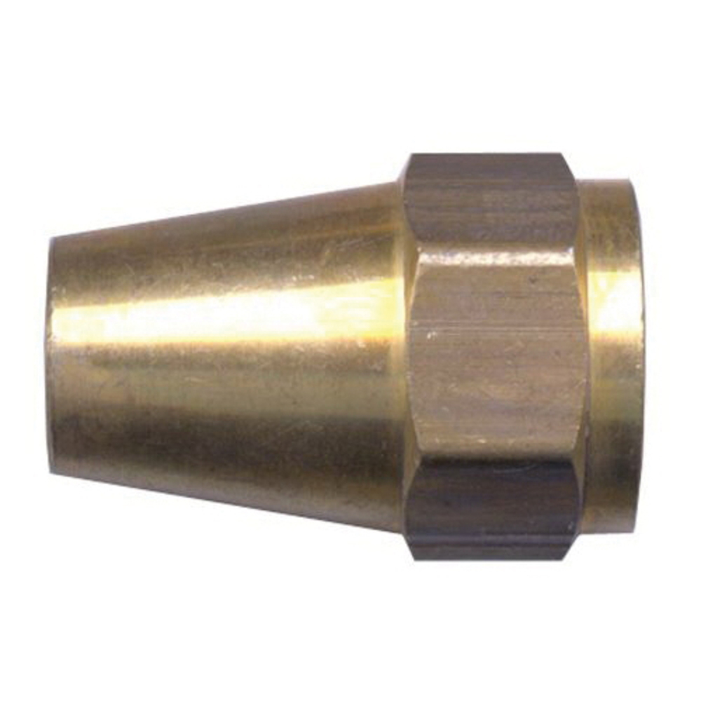 Brass SAE 45-Degree Flare Long Nut - 1/4 Inch Tube | Wurth USA