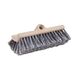 Dual-Surface Vehicle Brush, Black Polypropylene Bristles, 10