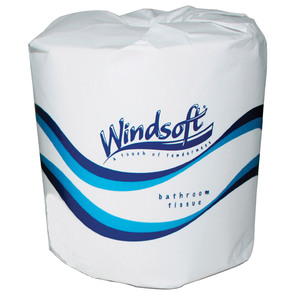 Windsoft® 500 Sheet Toilet Tissue Rolls 96 Case