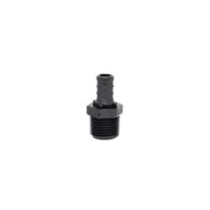 Black 1/2" x 3/4" Pex Male NPT Adapter
