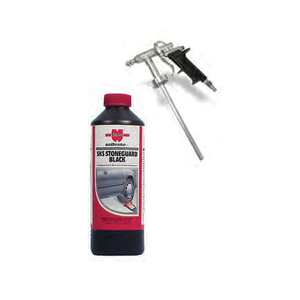 6 Black SKS Stone Guard  With Spray Gun Package Deal