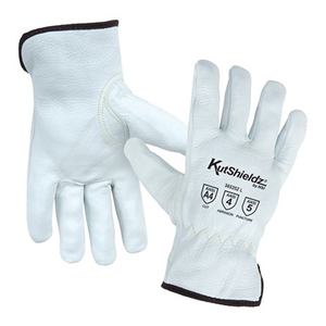 NSI KutShieldz Kevlar® ANSI Cut Level A4 Leather Driver Gloves, 2XLarge