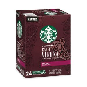 Starbucks Caffe Verona Coffee K-Cups Pack, 24/Box
