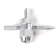 Tire Valve Tool 4-Way Chrome