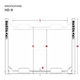 HD-9 / 9,000lb Capacity 4 Post Lift / Regular Width