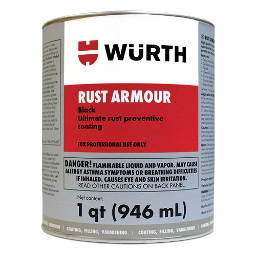 Rust Armour (Black) quart can, Rust Protective Coating