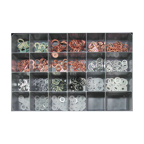 Drain Plug Sealing Ring Assortment - 525 Pieces
