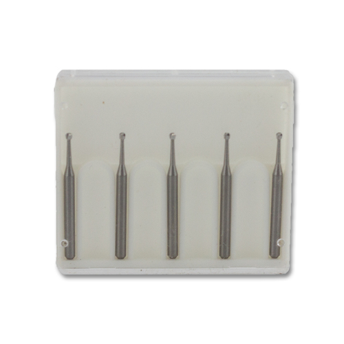 Round Tipped Carbide .039 Burs  Drill Bits  Burrs - 5 Pack